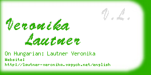 veronika lautner business card